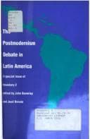 Tapa de The Postmodernism debate in Latin America