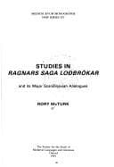 Tapa de Studies in Ragnars saga loðbrʹokar and its major Scandinavian analogues