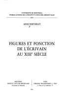 Tapa de Figures et fonction de l'écrivain au XIIIe siècle