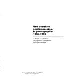 Tapa de Une aventure contemporaine, la photographie 1955-1995