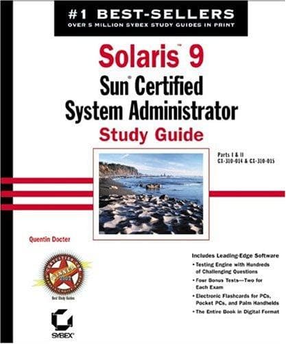 Tapa de Solaris 9 Sun Certified System Administrator Study Guide
