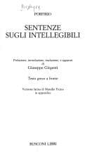 Tapa de Sentenze sugli intellegibili