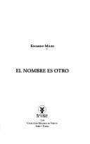 Tapa de El nombre es otro