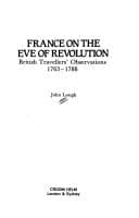 Tapa de France on the eve of revolution