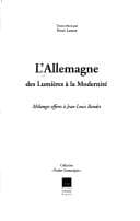 Tapa de L'Allemagne des Lumières à la modernité