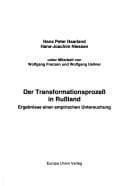 Tapa de Der Transformationsprozess in Russland