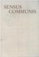Tapa de Sensus communis
