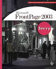 Tapa de Microsoft FrontPage 2003 Savvy