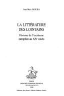 Tapa de La littérature des lointains