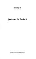 Tapa de Lectures de Beckett