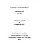 Tapa de Correspondance (1910-1936)
