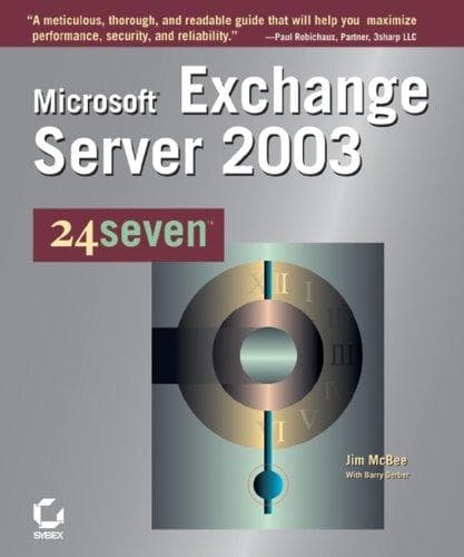 Tapa de Microsoft Exchange server 2003