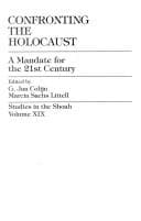 Tapa de Confronting the Holocaust