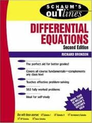 Tapa de Schaum's outline of theory and problems of differential equations