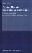Tapa de Fichtes Theorie konkreter Subjektivität