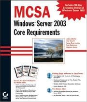 Tapa de MCSA Windows 2003 Core Requirements (70-270, 70-290, 70-291)