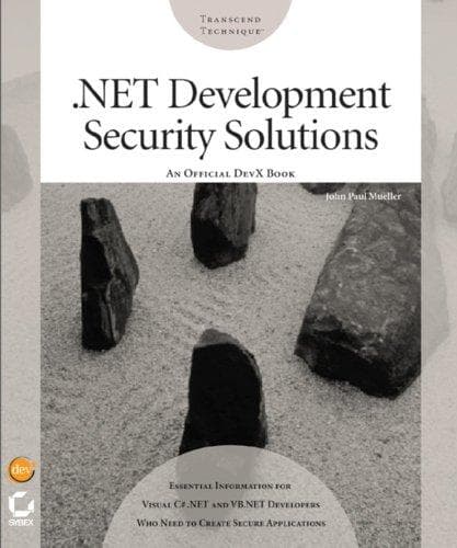 Tapa de .NET Development Security Solutions