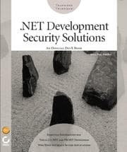 Tapa de .NET Development Security Solutions