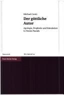 Tapa de Der göttliche Autor