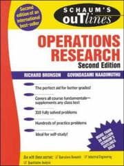 Tapa de Schaum's outline of theory and problems of operations research