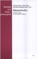 Tapa de Asthetik und Kulturphilosophie, Bd. 2: Massenkultur: kritische Theorien im interkulturellen Vergleich