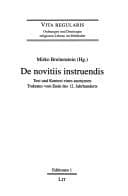 Tapa de De novitiis instruendis