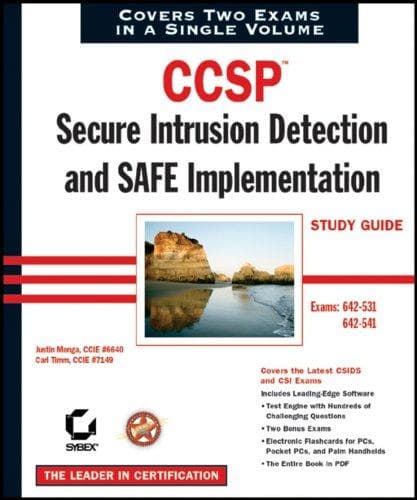 Tapa de CCSP Secure Intrusion Detection and SAFE Implementation study guide (642-531 and 642-541)