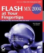 Tapa de Flash MX 2004 at your fingertips