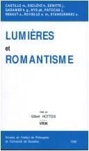Tapa de Lumi©·res et romantisme