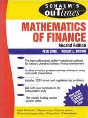 Tapa de Schaum's outline of theory and problems of mathematics of finance