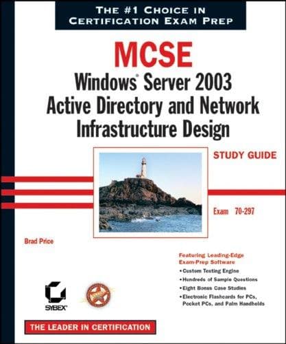 Tapa de MCSE: Windows Server 2003 active directory and network infrastructure design