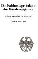 Tapa de Die Kabinettsprotokolle der Bundesregierung