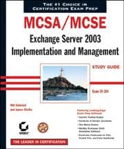 Tapa de MCSA/MCSE Exchange server 2003 implementation and management