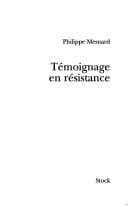 Tapa de Témoignage en résistance
