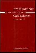 Tapa de Briefwechsel Ernst Forsthoff-Carl Schmitt (1926-1974)