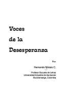 Tapa de Voces de la desesperanza