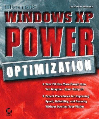 Tapa de Microsoft Windows XP Power Optimization (Microsoft Windows Xp Power)