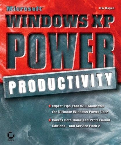 Tapa de Microsoft Windows XP Power Productivity (Mastering)