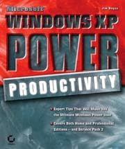 Tapa de Microsoft Windows XP Power Productivity (Mastering)