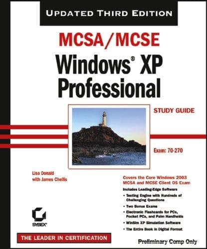 Tapa de MCSA/MCSE Windows XP Professional Study Guide (70-270), 3rd Ed