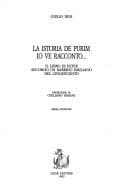 Tapa de La istoria de Purim io ve racconto...