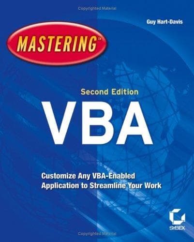 Tapa de Mastering VBA (Mastering)