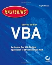 Tapa de Mastering VBA (Mastering)
