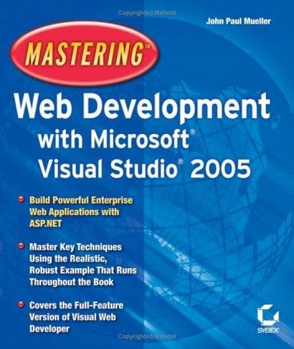 Tapa de Mastering Web Development with Microsoft Visual Studio 2005