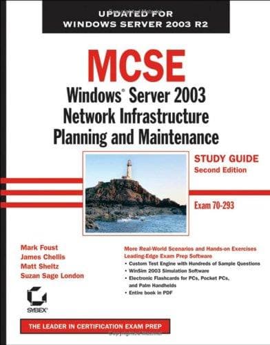 Tapa de MCSE: Windows Server 2003 Network Infrastructure Planning and Maintenance Study Guide