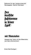 Tapa de Der deutsche Faschismus in seiner Lyrik