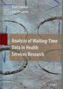 Tapa de Analysis of waiting-time data in health services research
