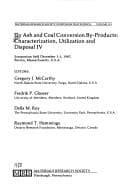 Tapa de Fly Ash and Coal Conversion By-Products