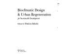 Tapa de Bioclimatic design & urban regeneration for sustainable development
