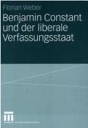 Tapa de Benjamin Constant und der liberale Verfassungsstaat